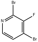 2,4-dibroMo-3-fluoropyridine Struktur