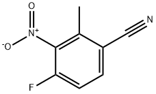 Benzonitrile, 4-fluoro-2-methyl-3-nitro- Struktur