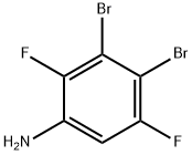 Benzenamine, 3,4-dibromo-2,5-difluoro- Struktur