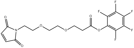 Mal-PEG2-PFP Struktur