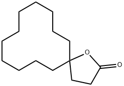 1-Oxaspiro[4.11]hexadecan-2-one Struktur