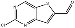 2-chlorothieno[3,2-d]pyrimidine-6-carbaldehyde Struktur