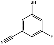 3-FLUORO-5-MERCAPTOBENZONITRILE Struktur