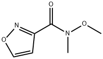 3-Isoxazolecarboxamide,N-methoxy-N-methyl-(9CI) Struktur