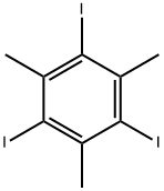 Benzene, 1,3,5-triiodo-2,4,6-trimethyl- Struktur