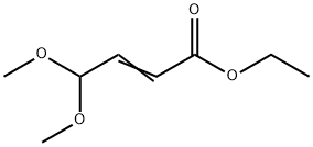 2-Butenoic acid, 4,4-dimethoxy-, ethyl ester Struktur