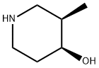 4-Piperidinol, 3-methyl-, (3R,4S)- Struktur