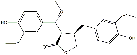 (7R)-Methoxy-8-epi-matairesinol Struktur