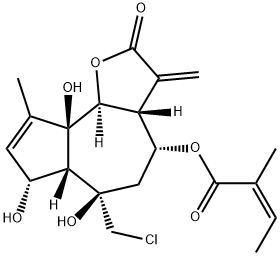 Eupachlorin Struktur