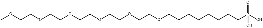 m-PEG6-(CH2)8-phosphonic acid Struktur