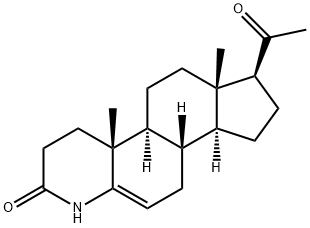 2H-Indeno[5,4-f]quinolin-2-one, 7-acetyl-1,3,4,4a,4b,5,6,6a,7,8,9,9a,9b,10-tetradecahydro-4a,6a-dimethyl-, (4aR,4bS,6aS,7S,9aS,9bS)- Struktur