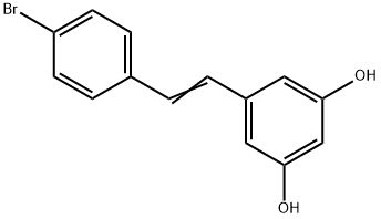 3,5-DIHYDROXY-4''-BROMOSTILBENE Struktur