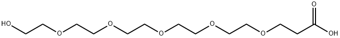 Hydroxy-PEG5-acid Struktur