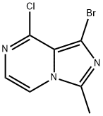 Imidazo[1,5-a]pyrazine, 1-bromo-8-chloro-3-methyl- Struktur