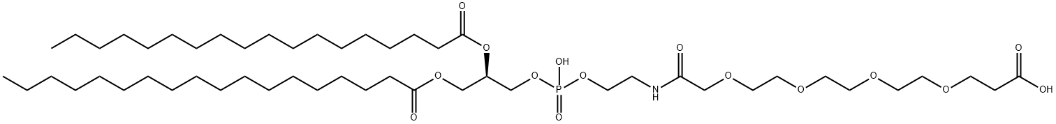 DSPE-PEG4-acid Struktur