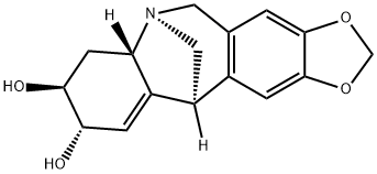 (-)-Pancracine Struktur