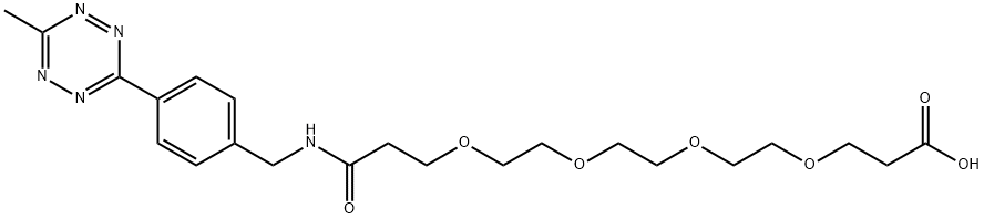 Me-Tet-PEG4-COOH Struktur