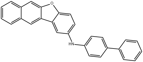 Benzo[b]naphtho[2,3-d]furan-2-amine, N-[1,1'-biphenyl]-4-yl- Struktur