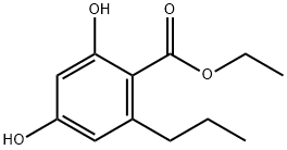 Ethyl divarinolcarboxylate Struktur