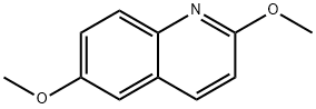 Quinoline, 2,6-dimethoxy- Struktur