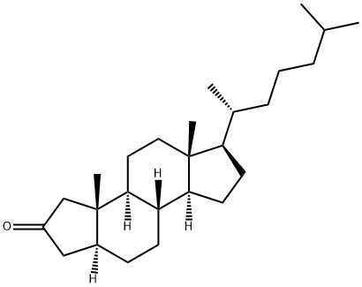 A-Nor-5α-cholestan-2-one Struktur