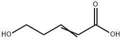 2-Pentenoic acid, 5-hydroxy- Struktur