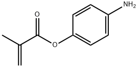 2-Propenoic acid, 2-methyl-, 4-aminophenyl ester Struktur