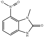 2H-Benzimidazol-2-one,1,3-dihydro-1-methyl-7-nitro-(9CI) Struktur