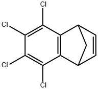 1,4-Methanonaphthalene, 5,6,7,8-tetrachloro-1,4-dihydro- Struktur