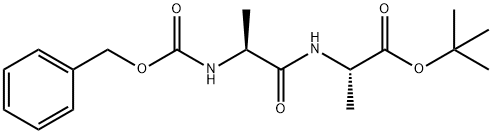 L-Alanine, N-[N-[(phenylmethoxy)carbonyl]-L-alanyl]-, 1,1-dimethylethyl ester (9CI) Struktur