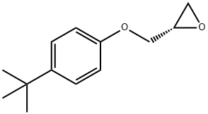 Oxirane, 2-[[4-(1,1-dimethylethyl)phenoxy]methyl]-, (2S)- Struktur