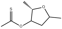 CISANDTRANS-2,5-DIMETHYLTETRAHYDRO-3-FURYLTHIOACETATE Struktur