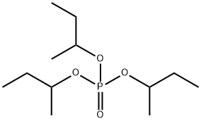 TRIS(1-METHYLPROPYL) PHOSPHATE) Struktur