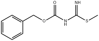 Benzyl [amino(methylsulfanyl)methylene]carbamate Struktur