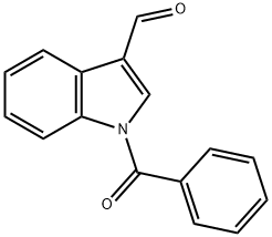 N-1-benzoylindole-3-carboxaldehyde Struktur