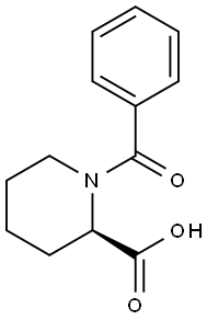 N-Bz-R-2-Piperidinecarboxylic acid Struktur