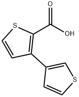 3,3'-bithiophene-2-carboxylic acid Struktur