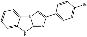 2-(4-bromo-phenyl)-1(9)H-benzo[d]imidazo[1,2-a]imidazole Struktur