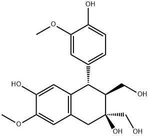 1,2,3,4-テトラヒドロ-3β,7-ジヒドロキシ-1α-(4-ヒドロキシ-3-メトキシフェニル)-6-メトキシナフタレン-2β,3-ビスメタノール price.