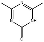 1,3,5-Triazin-2(1H)-one, 4,6-dimethyl- Struktur