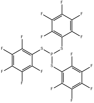 Phosphorotrithious acid, tris(pentafluorophenyl) ester (8CI,9CI)