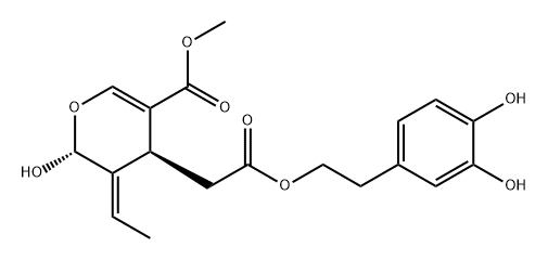 OLEUROPEINAGLYCONE Struktur