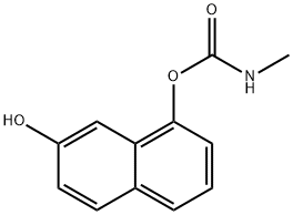 1,7-Naphthalenediol, 1-(N-methylcarbamate) Struktur