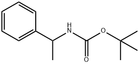 α-Methylbenzylcarbamic acid tert-butyl ester Struktur