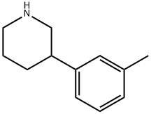 3-(3-methylphenyl)piperidine(SALTDATA: HCl) Struktur