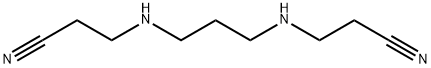 Propanenitrile, 3,3'-(1,3-propanediyldiimino)bis- Struktur