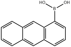 Boronic acid, B-1-anthracenyl- Struktur