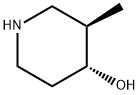 4-Piperidinol, 3-methyl-, (3R,4R)- Struktur