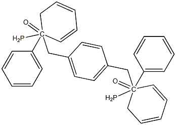 Phosphine oxide, 1,1'-[1,4-phenylenebis(methylene)]bis[1,1-diphenyl- Struktur