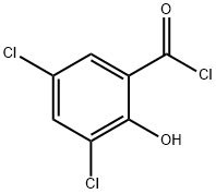 Benzoyl chloride, 3,5-dichloro-2-hydroxy- Struktur